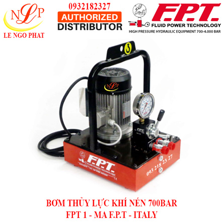 BƠM THỦY LỰC KHÍ NÉN 700BAR FPT 1 - MA F.P.T - ITALY