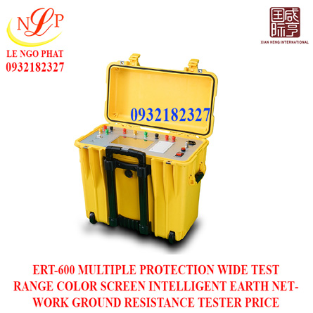 ERT-600 MULTIPLE PROTECTION WIDE TEST RANGE COLOR SCREEN INTELLIGENT EARTH NETWORK GROUND RESISTANCE TESTER PRICE