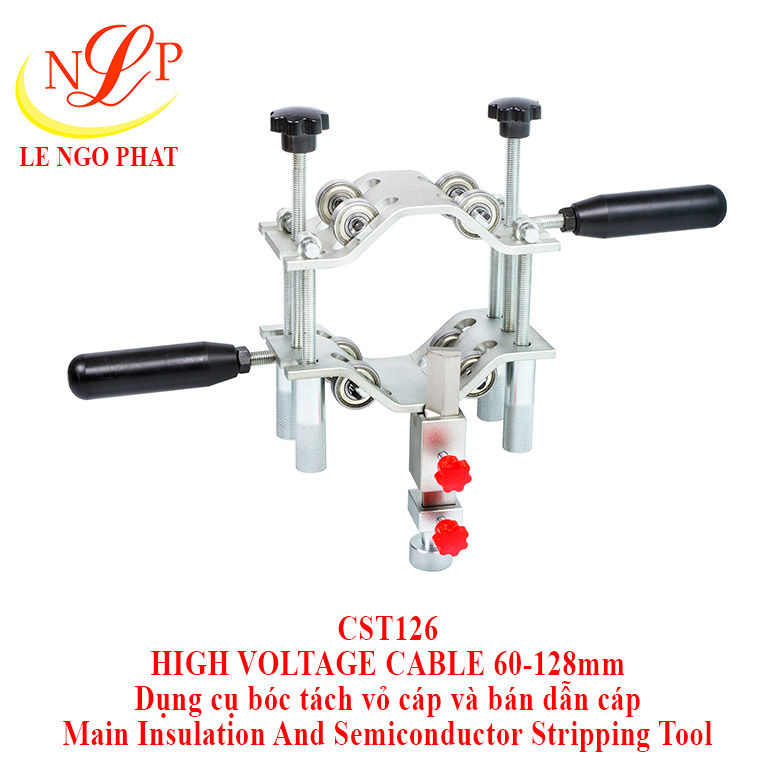 CST126, Dụng cụ bóc tách vỏ và bán dẫn cáp cao thế 60 - 128mm