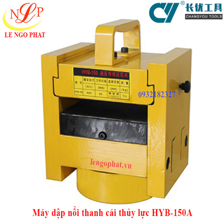 Máy dập nổi thanh cái thủy lực HYB-150A