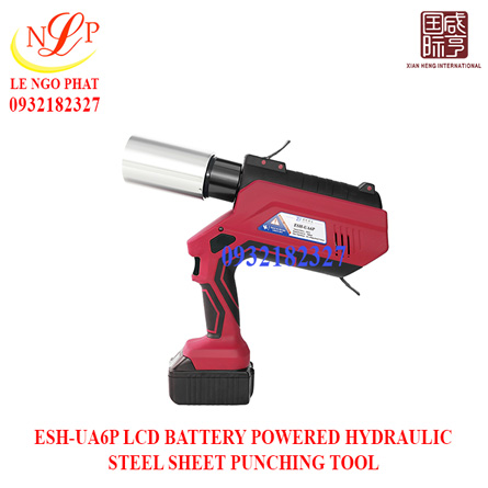 ESH-UA6P LCD BATTERY POWERED HYDRAULIC STEEL SHEET PUNCHING TOOL