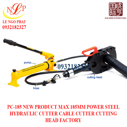 PC-185 NEW PRODUCT MAX 185MM POWER STEEL HYDRAULIC CUTTER CABLE CUTTER CUTTING HEAD FACTORY