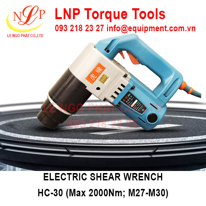 Máy siết xén bulong M30 bằng điện HC-30 (M27, M30)