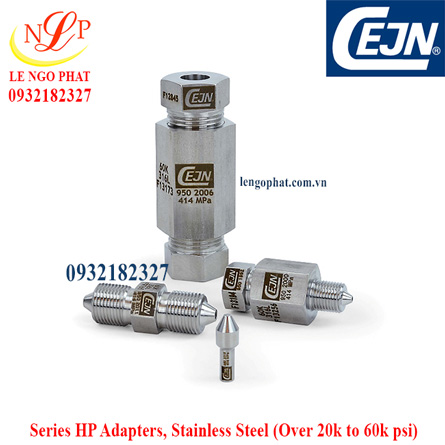 HP male adapters - HP Adapters Stainless Steel 60k psi