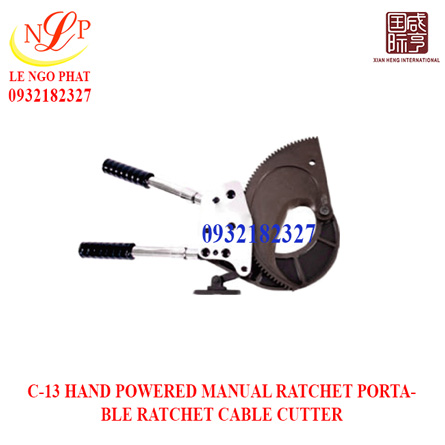 C-13 HAND POWERED MANUAL RATCHET PORTABLE RATCHET CABLE CUTTER
