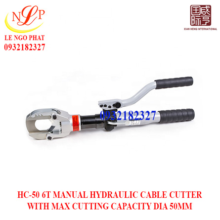 HC-50 6T MANUAL HYDRAULIC CABLE CUTTER WITH MAX CUTTING CAPACITY DIA 50MM