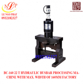 BC-160 22 T HYDRAULIC BUSBAR PROCESSING MACHINE WITH MAX. WIDTH OF 160MM FACTORY