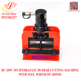 BC-200V 30T HYDRAULIC BUSBAR CUTTING MACHINE WITH MAX. WIDTH OF 200MM
