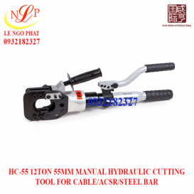HC-55 12TON 55MM MANUAL HYDRAULIC CUTTING TOOL FOR CABLE/ACSR/STEEL BAR