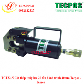TCT32-N Cắt thép thủy lực 20 tấn hành trình 40mm Tecpos - Korea