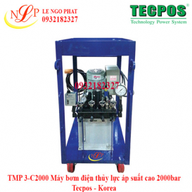 TMP 3-C2000 Máy bơm điện thủy lực áp suất cao 2000bar Tecpos - Korea