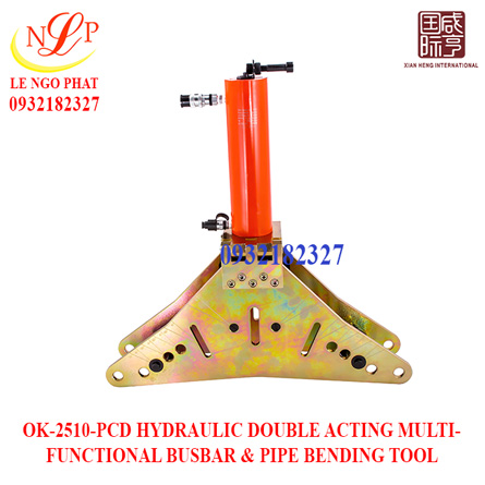 OK-2510-PCL HYDRAULIC AL ALLOY MULTIFUNCTIONAL BUSBAR & PIPE BENDING TOOL 25T