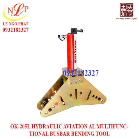 OK-205L HYDRAULIC AVIATION AL MULTIFUNCTIONAL BUSBAR BENDING TOOL