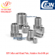 Metric gland nut HP Collar and Gland Nuts Stainless Steel 60k psi